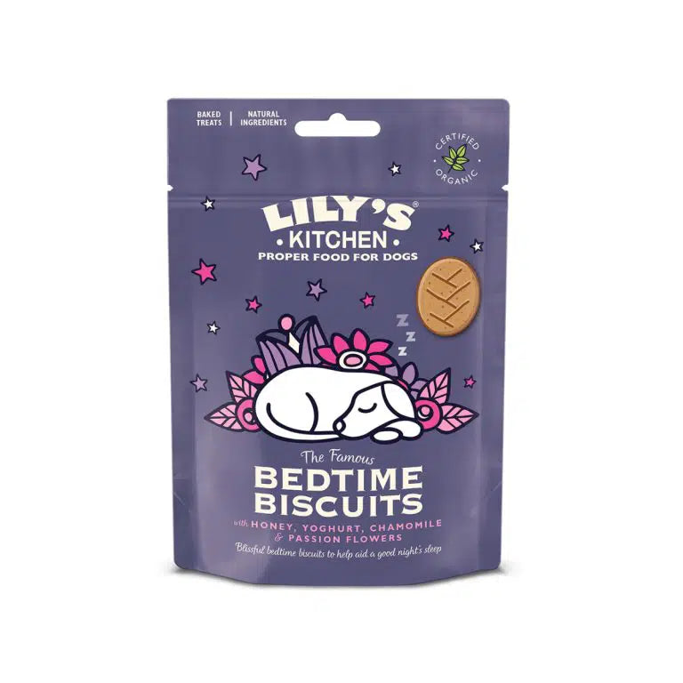 Lily's Kitchen Organic Bed Time Biscuit Dog Treats 80g