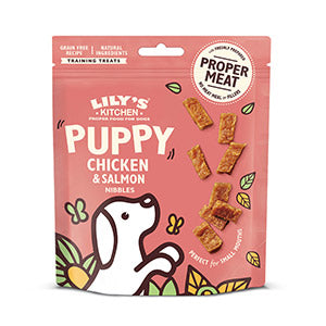 Lily's Kitchen Chicken and Salmon Nibbles Puppy Treats 70g