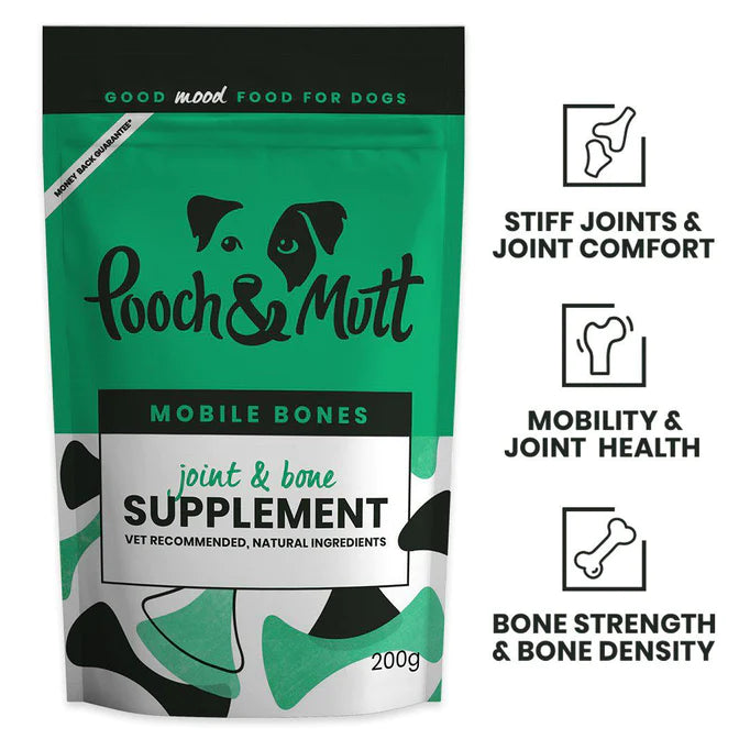 Pooch & Mutt Mobile Bones Joint Comfort & Health Supplement 200g