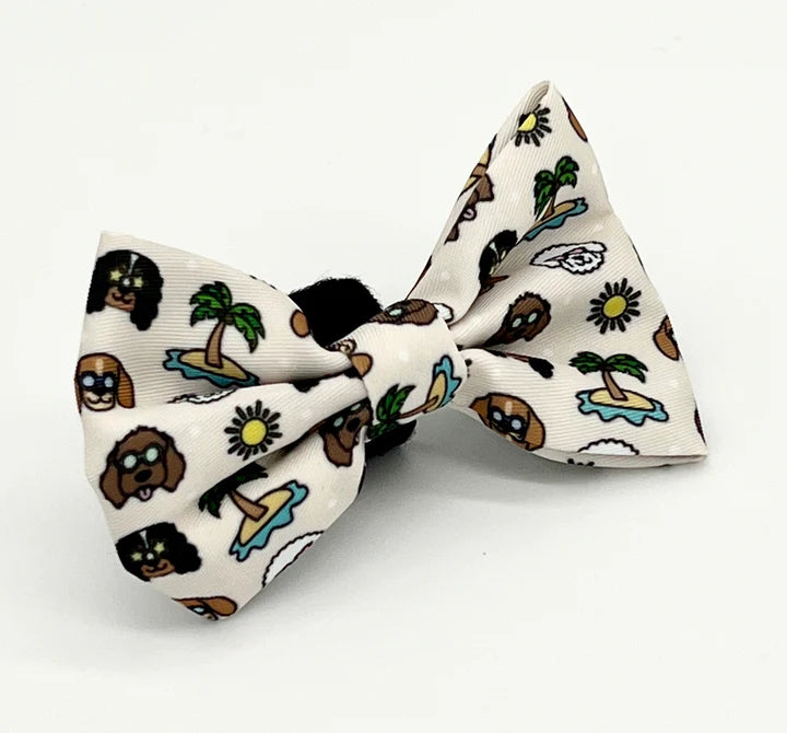 The Spotty Hound Soak Pup the Sun Bow Tie
