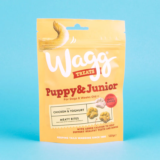 Wagg Puppy & Junior Treats Chicken and Yoghurt 120g