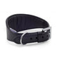Ancol Black Leather Padded Hound Collar – Genuine Leather Greyhound & Whippet Collar | Luxury Dog Collar UK - Poochella®