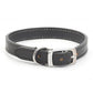 Ancol Classic Black Leather Dog Collar | Premium Leather Pet Collar - Poochella®