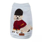 Cath Kidston® London People Dog Jumper – Cotton Dog Sweater | Breathable Dog Clothing UK - Poochella®
