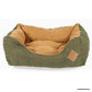 Danish Designs Tweed Green Check Snuggle Pet Dog Bed - Poochella®