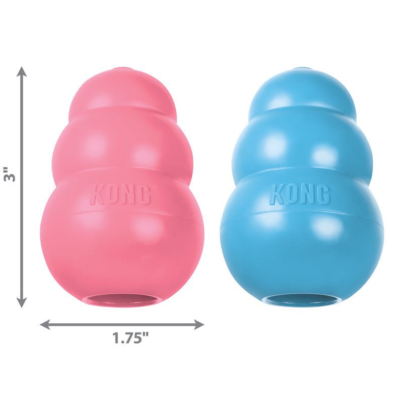 KONG® Puppy Rubber Dog Toy | Soft Teething Chew Toy | Puppy Enrichment Toy - Poochella®