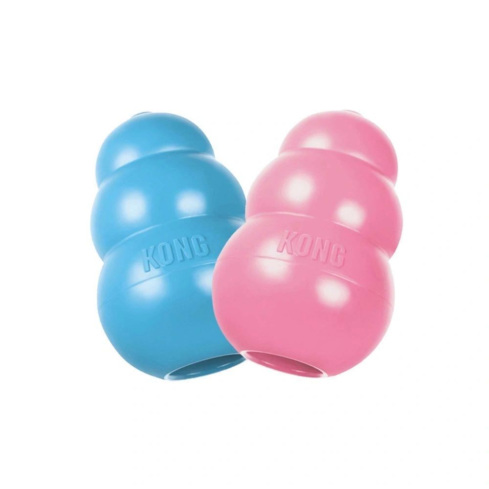 KONG® Puppy Rubber Dog Toy | Soft Teething Chew Toy | Puppy Enrichment Toy - Poochella®