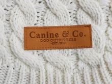 Canine & Co Dog Outfitters Cable Knit Oatmeal Cream Jumper