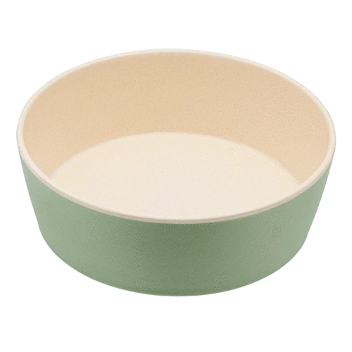 Beco Classic Bamboo Pet Dog Bowl in Fresh Mint