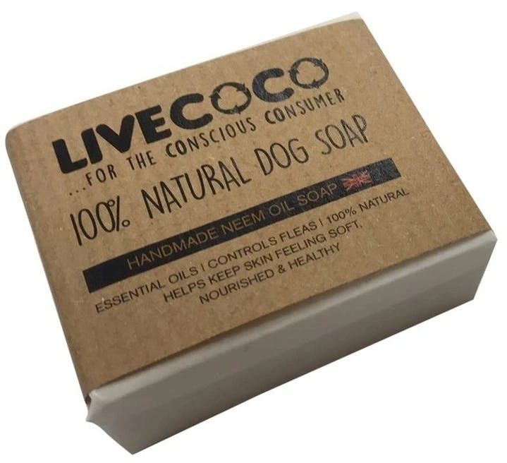 Live Coco Hand Made Dog Soap Neem Oil 80g