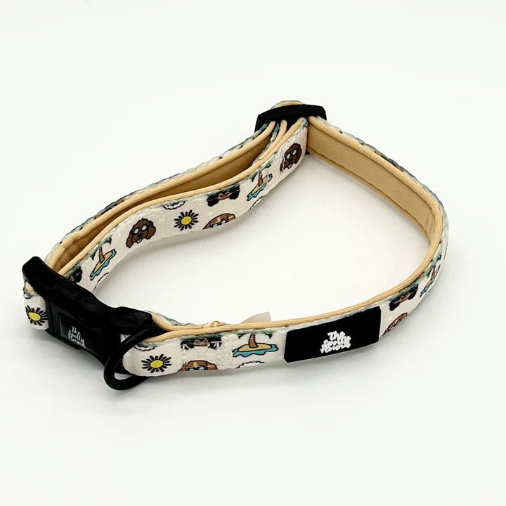 The Spotty Hound Soak Pup the Sun Dog Collar | Adjustable Tropical Pet Collar - Poochella®